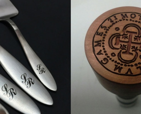 Marcado y grabado láser en utensilios de cocina y sello de cobre