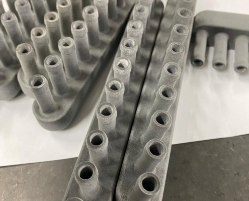 Piezas funcionales fabricadas con inpresión 3D usando el sistema de sinterizado