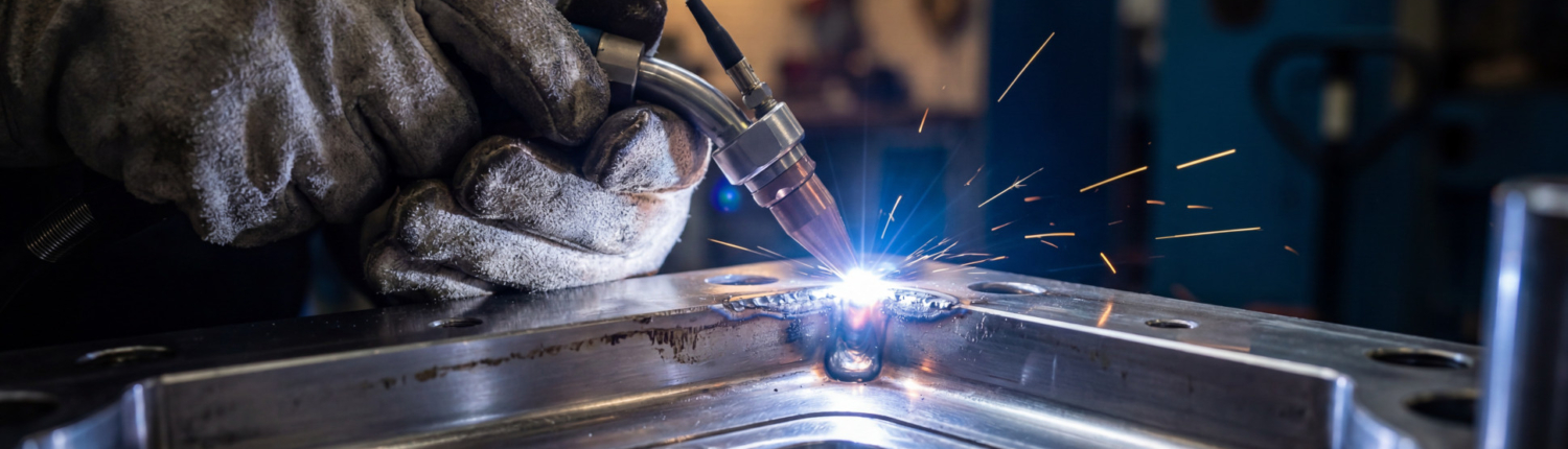 Reparación técnica de un molde mediante soldadura láser para recuperar la pieza sin necesidad de rehacer el molde